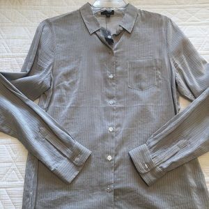 Button Down The Limited Size M Black White